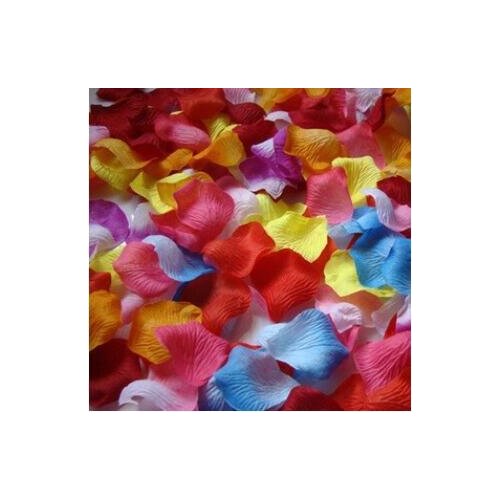 Marriage wedding room decoration supplies simulation rose petals fake wedding confession wedding bed sprinkled silk silk catty