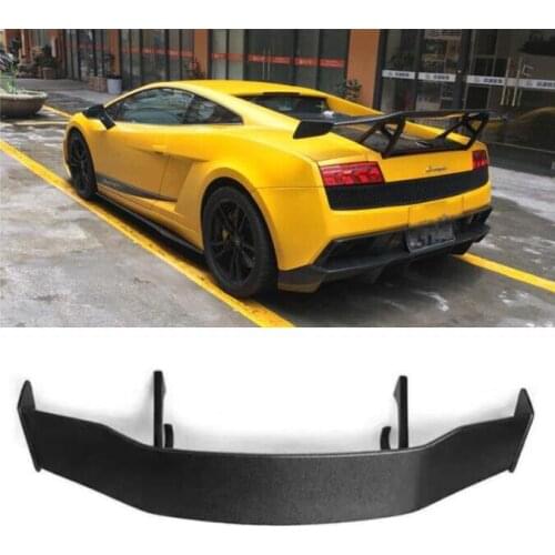 High Quality REAL CARBON FIBER REAR WING TRUNK LIP SPOILER FOR Lamborghini GALLARDO LP550 LP560 LP570 2007-2014