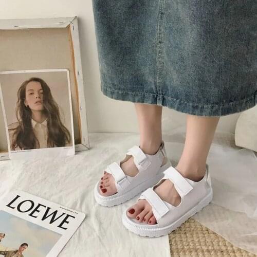 2021 Plus Size 43 Paris Fashion Designer Shoes Ladies Sandals Flat Shoes Fashionable Comfortable Shoes Woman Sandalias De Mujer