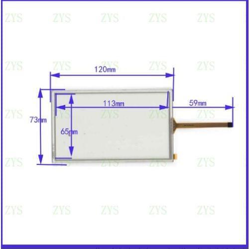 ZhiYuSun 5 inch TestedTouch Panel Digitizer 120*73 for Car DVD this is compatible