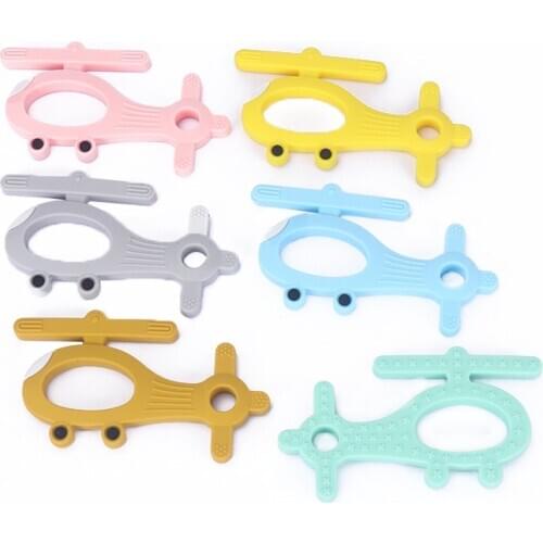 1PC Baby Teething Accesories Plain Shape Food Grade Silicone Cartoon Nursing Chew Toy for Newborn Infant BPA Free