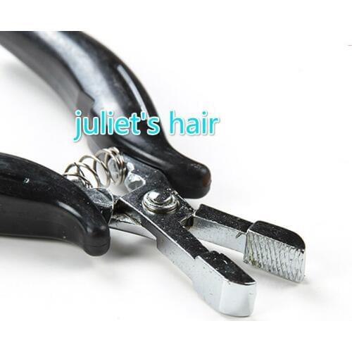 1 PC Rustproof Black Pliers for Keratin bonded Fusion Tip Micro Ring and Tape Hair Extensions Multi-function Pliers