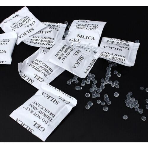 50/100 Packs Non-Toxic Silica Gel Desiccant Damp Moisture Absorber Dehumidifier For Room Clothes Food Storage Kitchen Tools