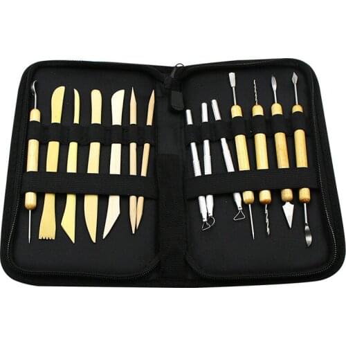 14 Pcs Metal Clay Sculpture Tool Engraving Tools Pottery Sculpture Tools for Clay Sculpture Pottery Modeling