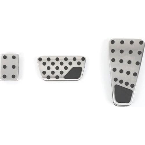 3Pcs/set Car Fuel Oil Brake Pedal Cover Trim Styling Auto Accessory For Dodge Ram 2010