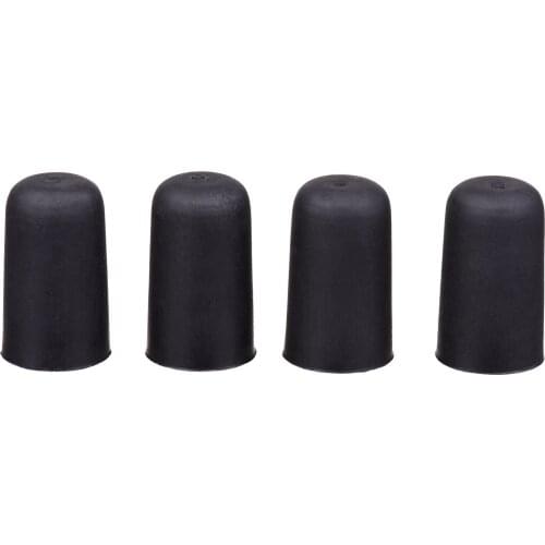 Anti-skid Cello Endpin Tip Cap Rubber Non-Slip Cap Protector Instrument Part Replacement 4 PCS