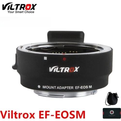 Viltrox For EF-EOSM EOS-EOSM Electronic Auto Focus Lens adapter for EOS EF EF-S lens to EOSM EF-M2 M3 M5 M6 M10 Mount Adapter