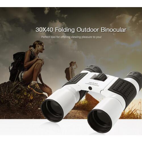 Binoculars 30X40 1500M / 9500M Folding Outdoor Binocular Fully Coated Roof Prism Telescope
