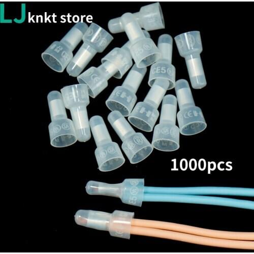 Large package and mass merchandising Nylon Crimp Caps 1000pcs Crimp terminal Closed Terminal Line Cap PA66 Splice Terminals