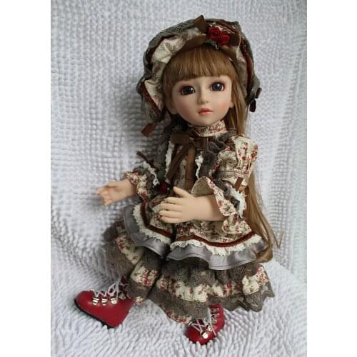 Beautiful SD/BJD doll 18inch top quality handmade doll poseable with joints good for children and birthday present