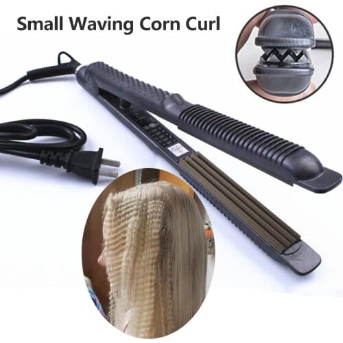Professional Curling Iron Curler Hair Curly Tongs Corrugated Iron Corrugation Fluffy Small Waves Hair Curler Styling Tool Styler