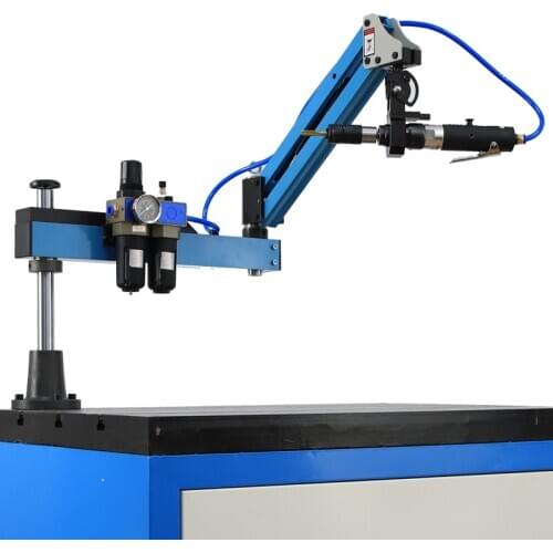 M3-M12 Pneumatic Tapping Drilling Machine Tapper Tool Rapid Arm 1000MM 400RPM Vertical Universal Threading Machine