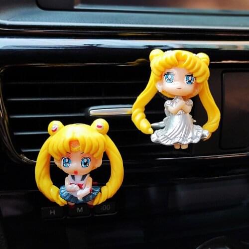 Mini Cartoon Girl Cute Car Accessories Interior Anime Beautiful Girl Car Decoration Accessories Air Outlet Ornament Women Gift