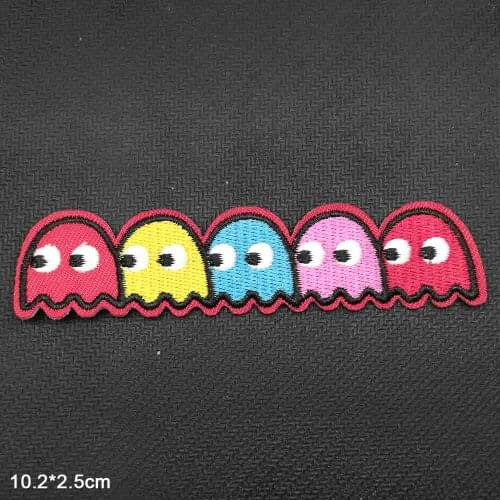 Cartoon Game Iron On Embroidered Clothes Patches For Clothing Stickers Garment Wholesale