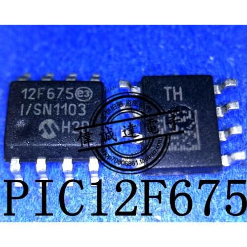 1Pieces new Original PIC12F675-I/SN 12F675 In stock real picture