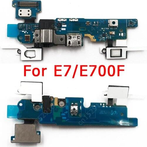 Original USB Charge Board for Samsung Galaxy E7 Charging Port For E700F PCB Dock Connector Flex Replacement Spare Parts