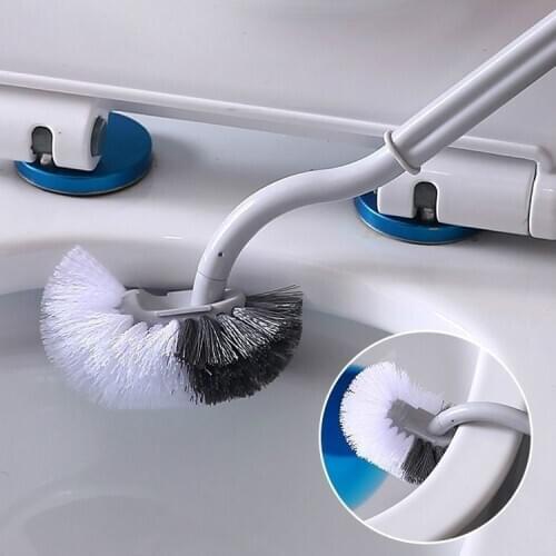 Plastic Long Handle Toilet Brush Bathroom Corner Cleaning Brush Kitchen Accessories Gadget Toilet Brush Bathroom Accessories.8z