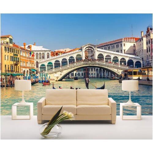 Custom photo mural 3d wallpaper Water City Sydney Bridge Landscape background home decor living room wallpaper for walls 3 d
