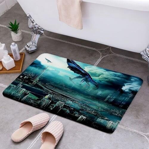 Mass Effect 3D Print Doormats Rectangle Non-Slip DoorMat Bedroom Kitchen Entrance Print Door rugs Dropshipping
