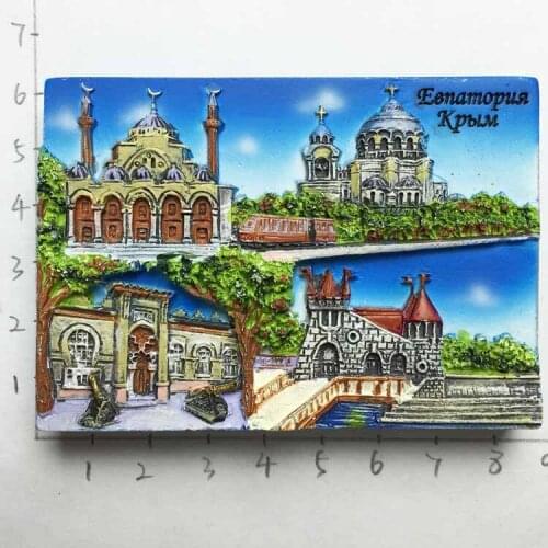 QIQIPP Russian tourist resort Crimea tourism Memorial painted refrigerator sticker