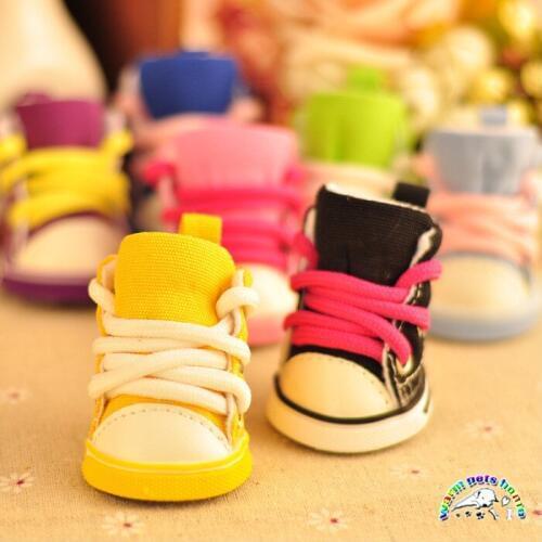 Canvas dogs boots shoes for cats outdoor boot sport shoes bottes chien small dog shoes winter wholesale 7 colors wholesale