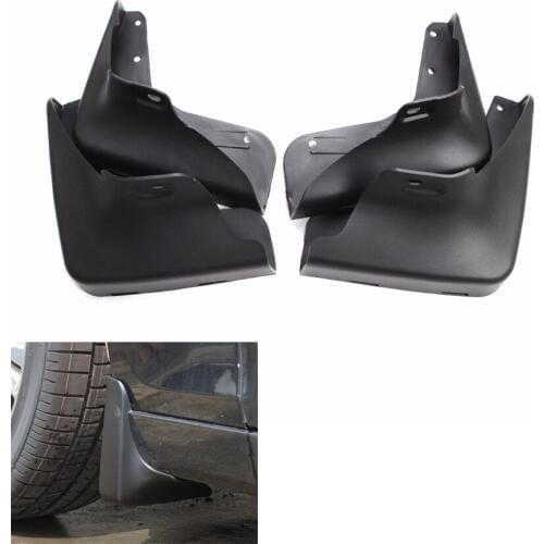 YAQUICKA 4Pcs/Set Front Rear Black Mud Guards Splash Flaps Fender Prevent Dirt Mudguards Fit For Chrysler 300C 2013-2015