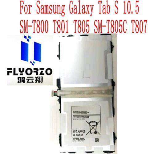 100% New High Quality 7900mAh EB-BT800FBE Battery For Samsung Galaxy Tab S 10.5 SM-T800 T801 T805 SM-T805C T807 tablet