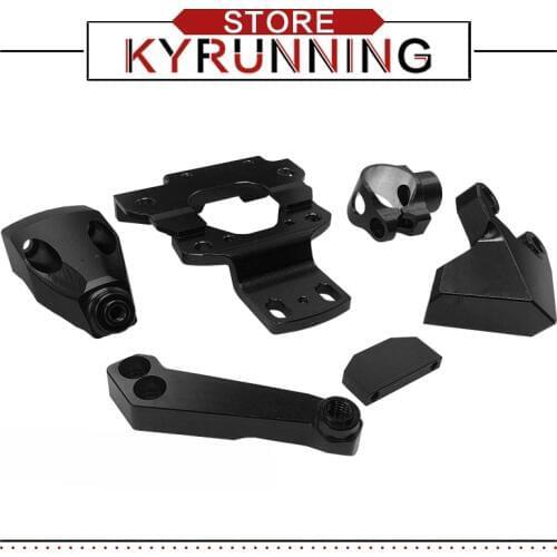 For z650 Z 650 2017-2020 Motorcycle steering buffer Steering Stabilizer Damper Mounting titanium ruler Mechanical Shock Absorber