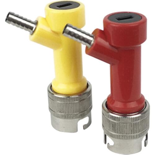 Home brewing Ball Lock Keg Disconnect, Liquid and Gas Barbed Connectors Cornelius Corny Kegerator Beer coupler