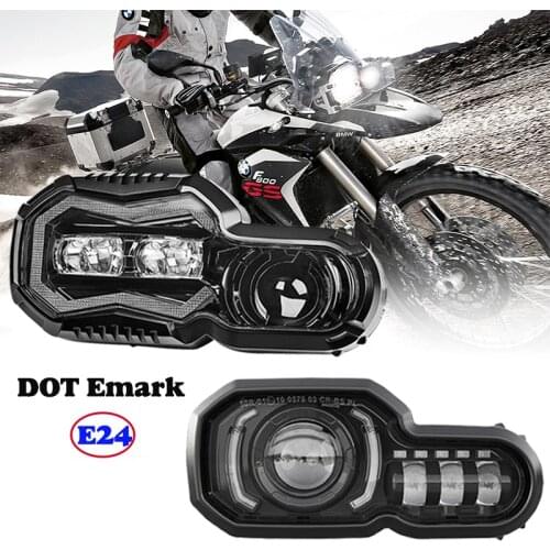120W Headlights LED Lights for BMW F650GS F700GS F800GS ADV Adventure F800R Motorcycle Lights Complete LED Headlights Assembly