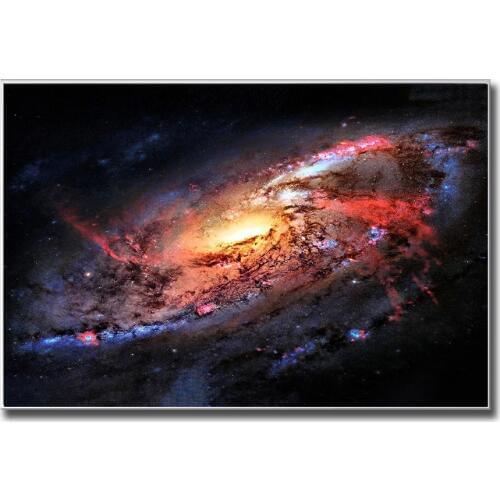Galaxy Nebula Space Astronomy Universe Clouds Living Room Decoration Maison Starry Sky Home Star Canvas Painting Cuadros