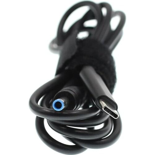 1.5m USB-C To 4.5x3.0 PD Charge Cable Type-C 4.5*3.0mm Laptop cord for HP Pavilion 15/M4 Envy14 TPN-Q117 HSTNN-CA15 430G3