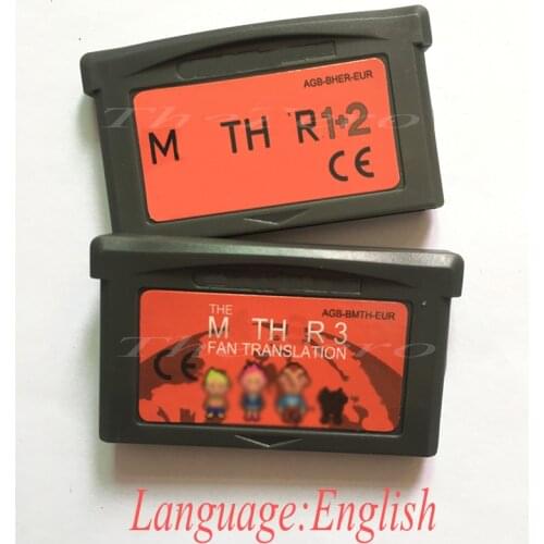 Mother1+2 Mother 3 Fan Translation English Language Video Game Cartridge Console Card for 32 Bit Handheld Player EU Version