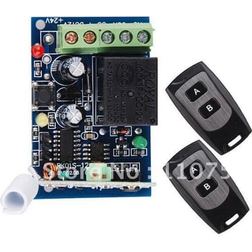 NEW 1 CH DC 12V 10 A RF Wireless Remote Control System / Radio Switch - 1Receiver&2Transmitter 315