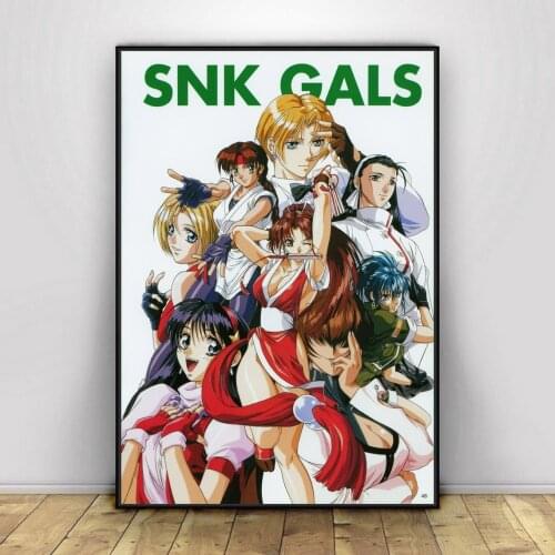 SNK GALS Video Game Poster Action game PC,PS4,Exclusive Role-playing RPG Game Canvas Custom Poster Alternative Artwork Gift