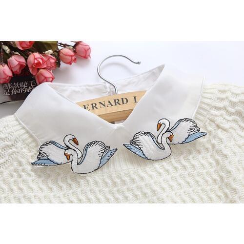 Casual decoration Detachable Women Fashion fake white Fashion Handwork Vintage Fake Shirt Collar Necklace Choker Collar