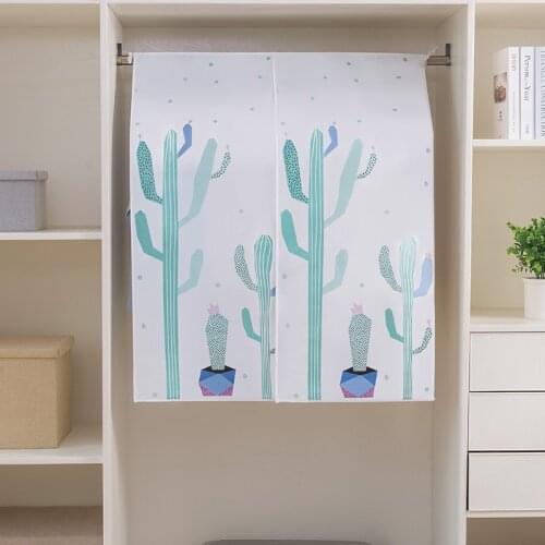 PEVA Clothes Dust Cover Waterproof Transparent Cloth Dustproof Towel Dresses Garment Wardrobe Hanging Storage Protect Organizer