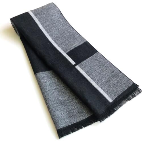 Men Cashmere Long Scarves New Fashion Cotton Male Scarf Fashion New Accessories Business Scarves 180*30cm