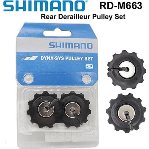 Shimano SLX/Deore RD-M675/M615/M663 Rear Derailleur Pulley Set XTR XT Usable Rear Derailleur 10speed Jockey Wheels