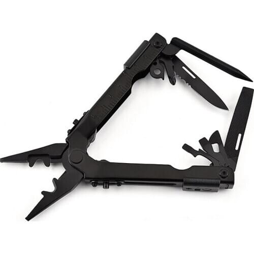 Stainless Steel Folding Knife Pliers Hand Tool Screwdriver Portable Combination Tool Folding Pocket Pliers Household Outdoor