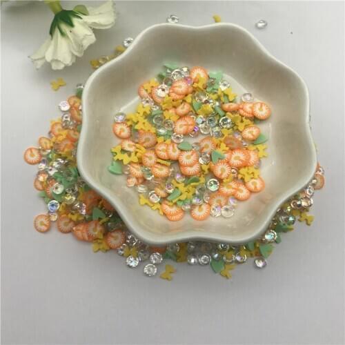 20g Mixed color Mix for Resin DIY Supplies Nails Art Polymer Clear Clay accessories DIY Sequins scrapbook shakes Craft