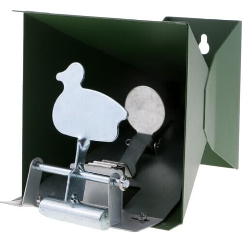 Steel Resetting Target And Pellet Trap Combo For Training Practice