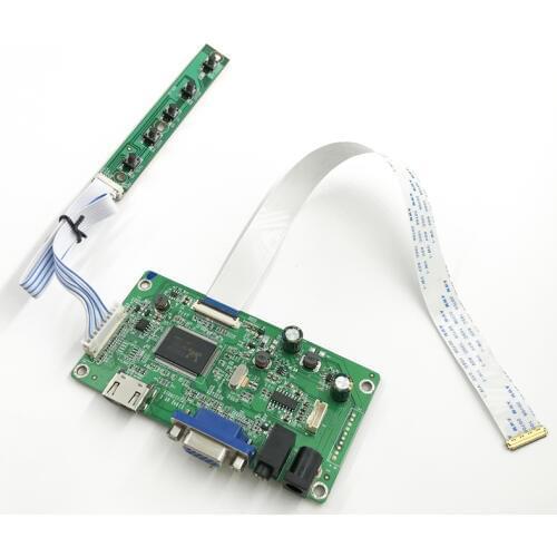 VGA AUDIO HDMI 2 LANES eDp driver board support 13.3 inch led panel N133HSE-EB3 N133HSE-EA1 free shipping support dropshipping