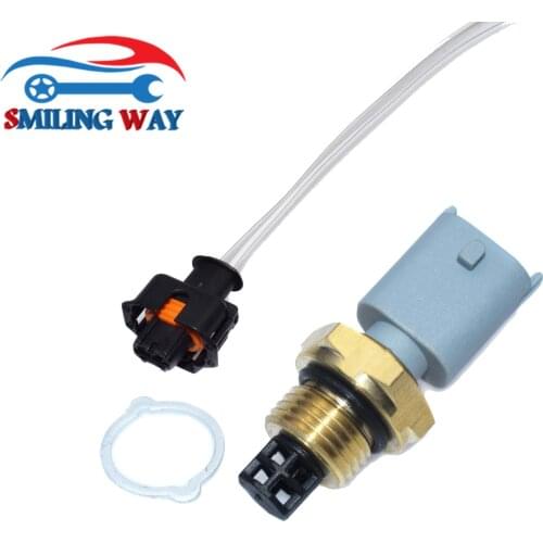 Intake Air Temperature Sensor & Wiring Harness Connector Plug For 6.0L Powerstroke Diesel E-350 E-450 F-250 F-350 F-450 F-550