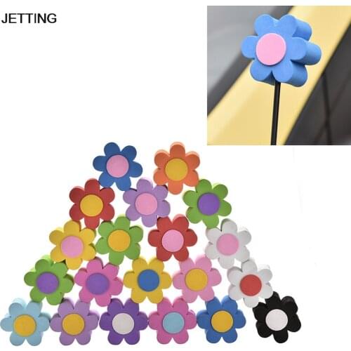 5cm Lovely Eva Flower Decorative Car Antenna Topper Balls Car Styling Roof Ornament Decoration 1 Pcs