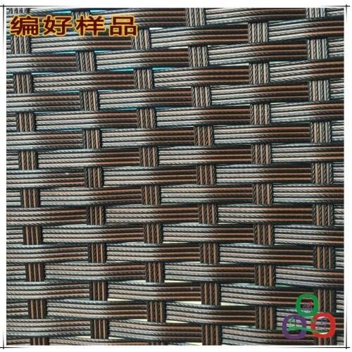 500G Coffee Color Four Lines Flat Synthetic Rattan Weaving Material Plastic Rattan For Knit And Repair Chair Table Etc