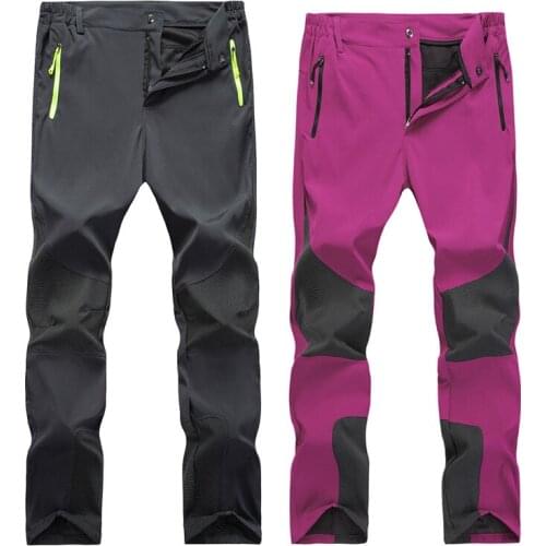 Camping Hiking Pants Men Women Summer Thin Quick Dry Pants Outdoor High Stretch Waterproof Climbing Trekking Travel Trousers