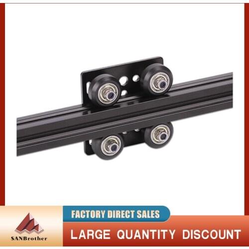1set 3D Printer parts Openbuilds V gantry plat set special slide plate pulley for 2020 /2040 V-slot aluminum profiles wheels