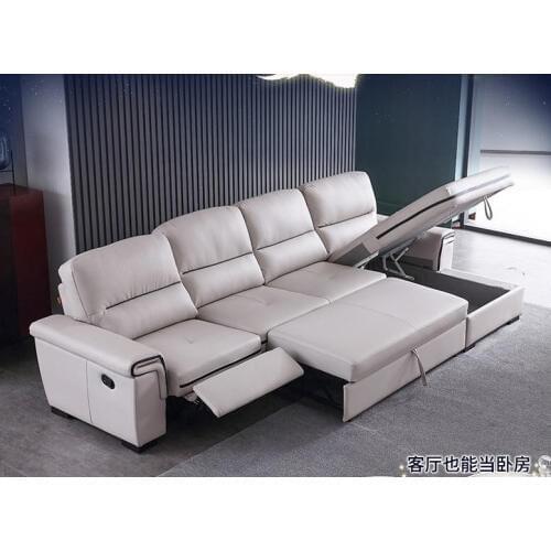 Living Room Sofa bed real genuine leather sofas salon couch puff asiento muebles de sala canape electric recliner L sofa cama