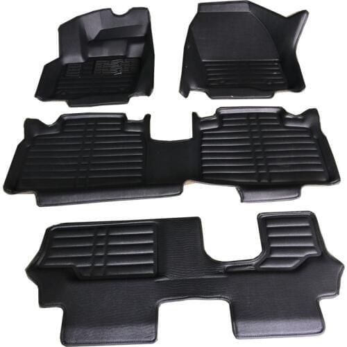 Good quality! Custom special car floor mats for Volvo XC90 7 seats 2020 durable waterproof car rugs carpets for XC90 2019-2015